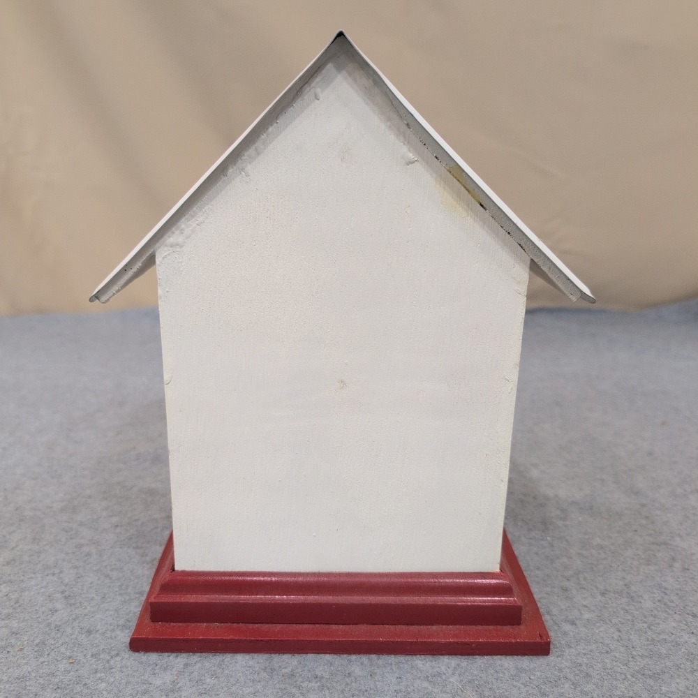 Jacksonville State University Gamecock Club License Plate Wooden Birdhouse Red‎ - Picture 5 of 7